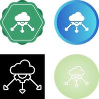 Network Load Balancing Vector Icon