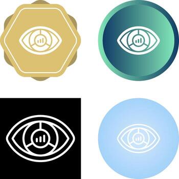 icono de vector de visualización de datos