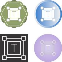 Font Design Vector Icon