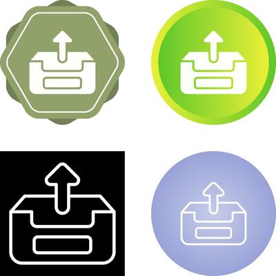 Outbox Vector Icon