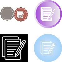 Document Edit Vector Icon