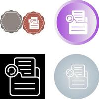 Document Undo Vector Icon