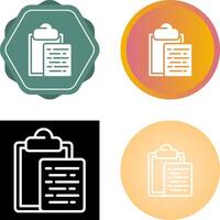 Document Paste Vector Icon