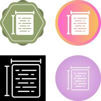 Document Size Vector Icon