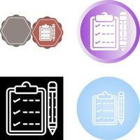 Writing pad Vector Icon