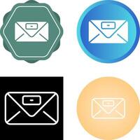 Envelope with stamp Vector Icon