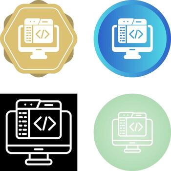 Code Editor Vector Icon