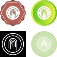 Fingerprint Vector Icon