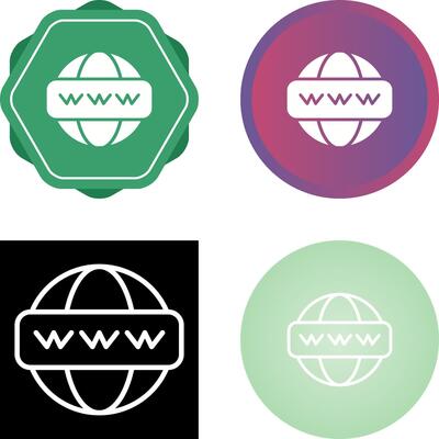 World Wide Web Vector Icon