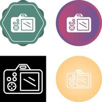 icono de vector de cámara dslr