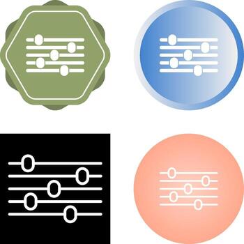 igualdad vector icono