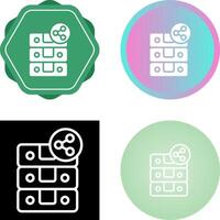 Server Sharing Vector Icon