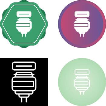 icono de vector de enchufe