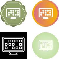 Desktop Vector Icon