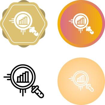 icono de vector de analítica