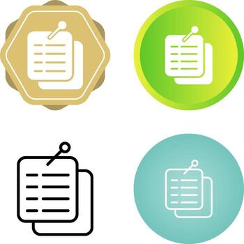 documento anotación vector icono