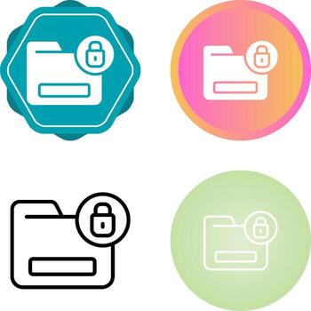 documento cifrado vector icono