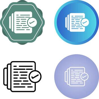 documento versionado vector icono