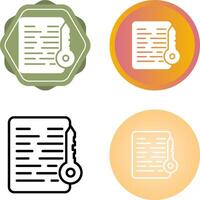 Document Access Vector Icon