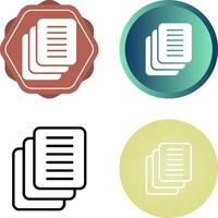 Document Version Control Vector Icon