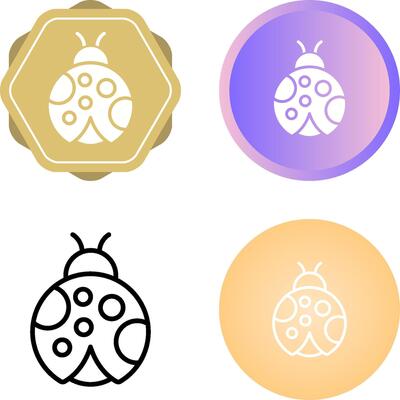 Ladybug Vector Icon