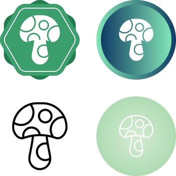 icono de vector de hongo