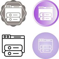 Windows Hosting Vector Icon