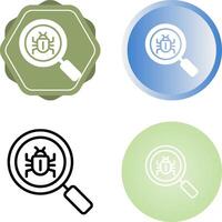 Malware Scanning Vector Icon