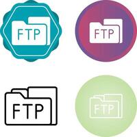 FTP Access Vector Icon