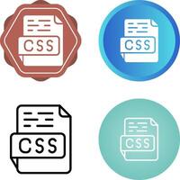 icono de vector de css