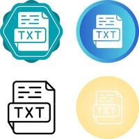 TXT Vector Icon