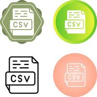 CSV Vector Icon