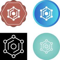 icono de vector hexagonal