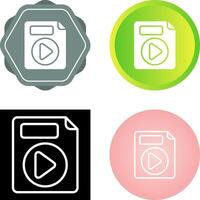 Video File Vector Icon