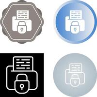 Secure Folder Vector Icon