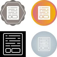 Document Vector Icon