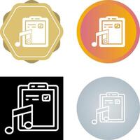 Music File Vector Icon