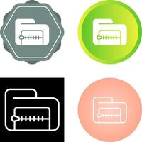 Zip File Vector Icon