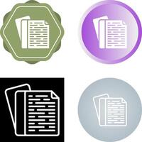 Documents Vector Icon