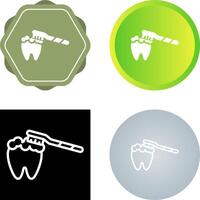 Brushing Teeth Vector Icon