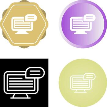 Computer Vector Icon