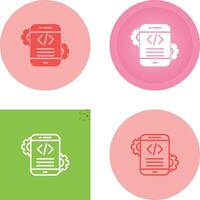 Mobile App Development Vector Icon