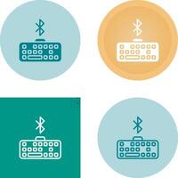 Bluetooth Keyboard Vector Icon