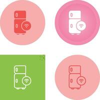 Smart Fridge Vector Icon