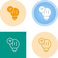 Smart Bulb Vector Icon