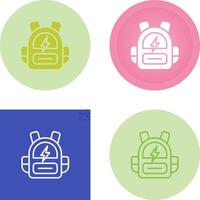 Smart Backpack Vector Icon