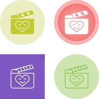 Romantic comedy movie Vector Icon