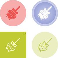 Chocolate fondue Vector Icon