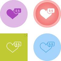 Love quote Vector Icon