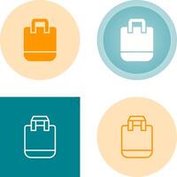 Reusable shopping bag Vector Icon